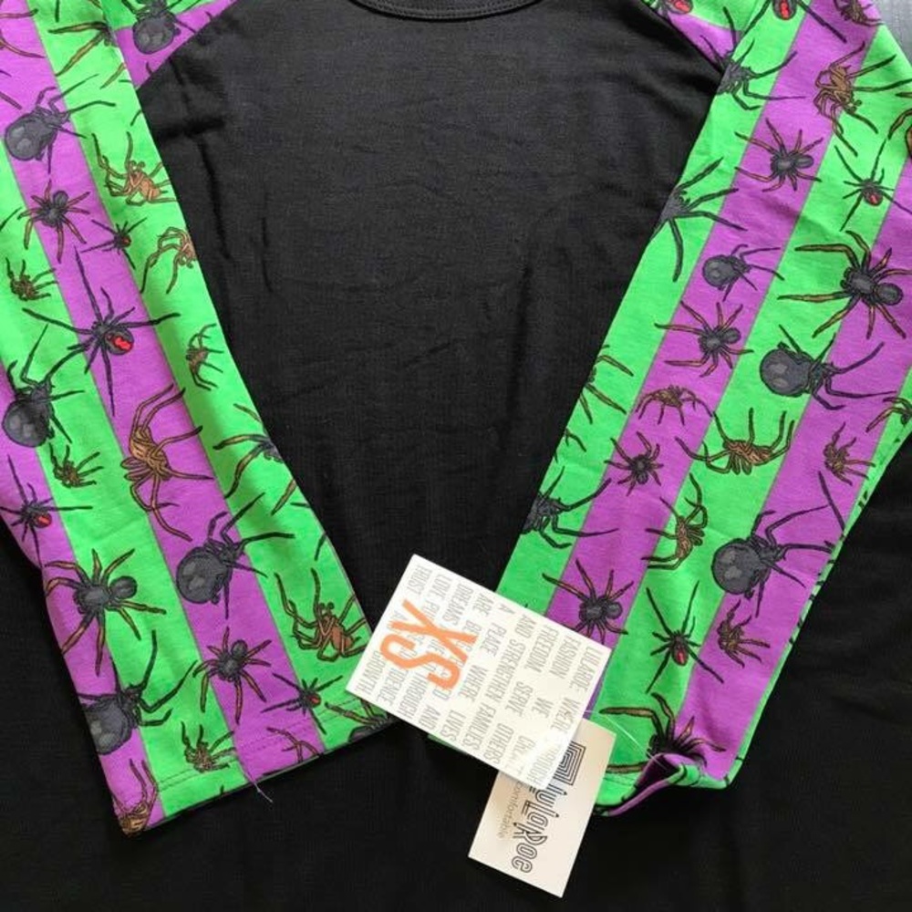 Lularoe Xs Randy Halloween set of two new spiders